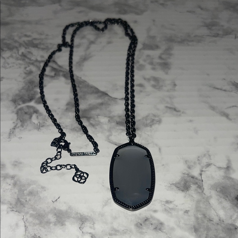 Kendra Scott Black Chain Necklace